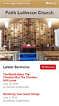 Mobile Screenshot of faithlutherancorning.org